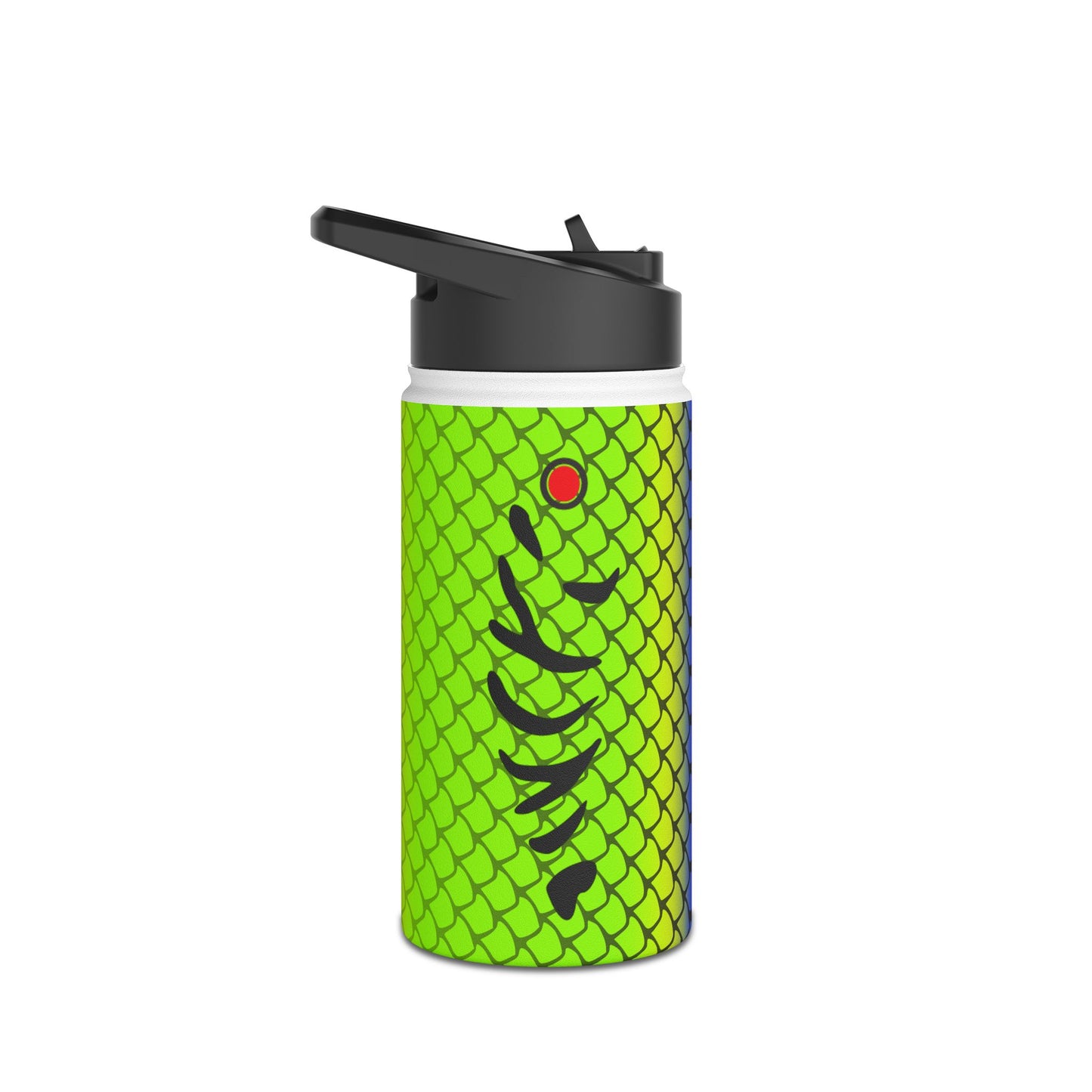 Fish Lure Scales. Stainless Steel Water Bottle