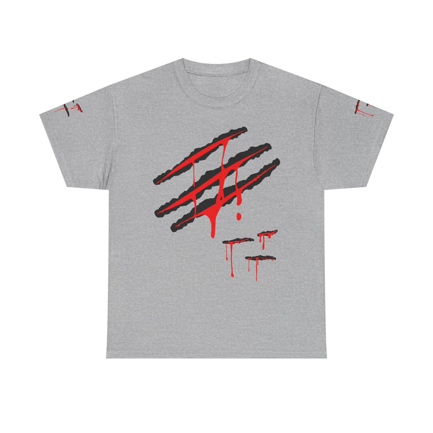 Bloody Scratches. Heavy Cotton T-Shirt