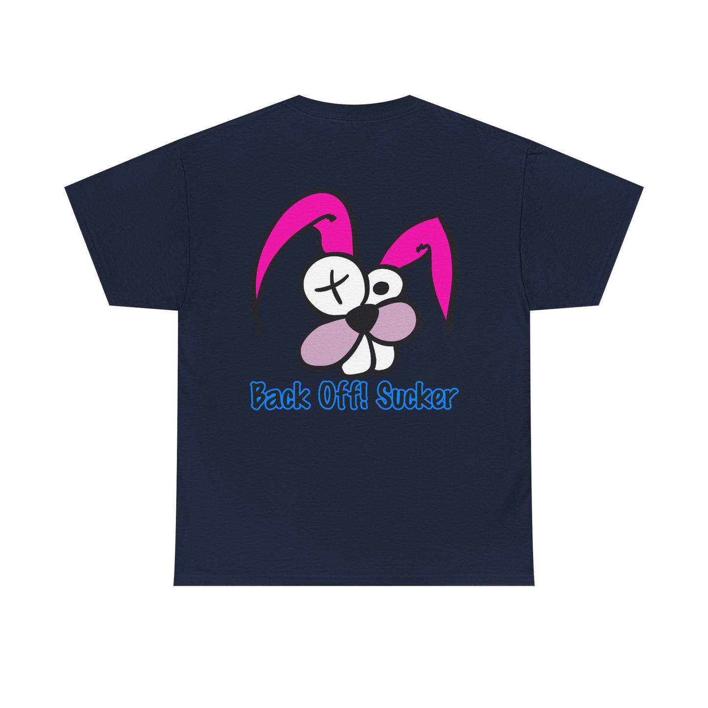 Back Off Sucker Bunny, Rad Moto Bunny, Heavy Cotton T-Shirt
