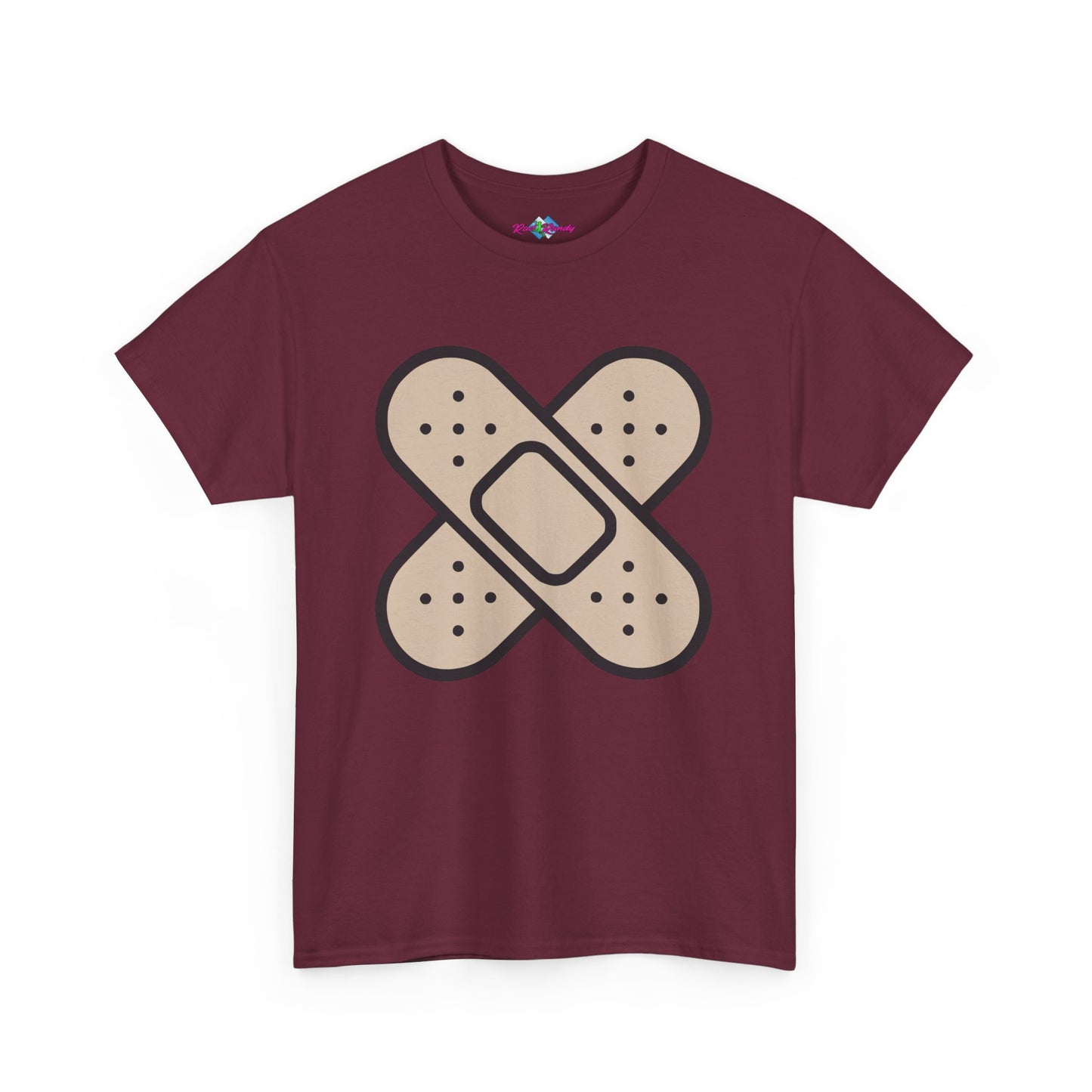 Band Aids. Heavy Cotton T-Shirt
