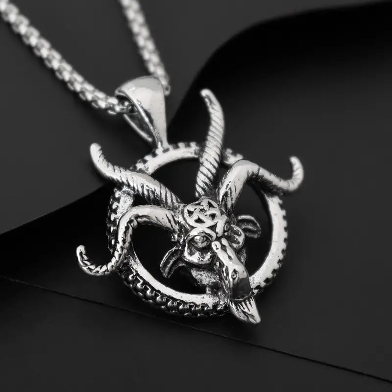 Baphomet Devil Goat Necklace II