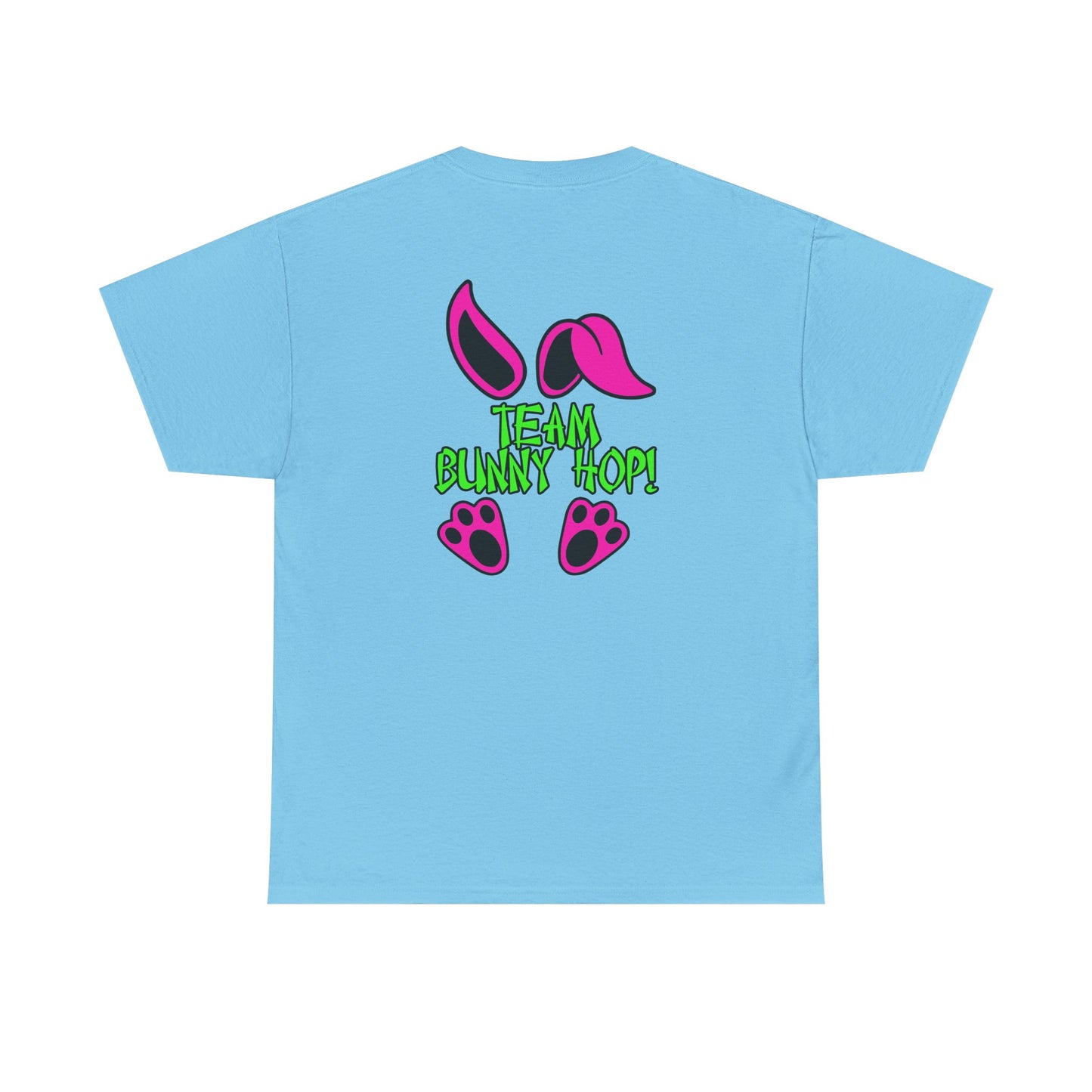 Team Bunny Hop, Rad Moto Bunny, Heavy Cotton T-Shirt