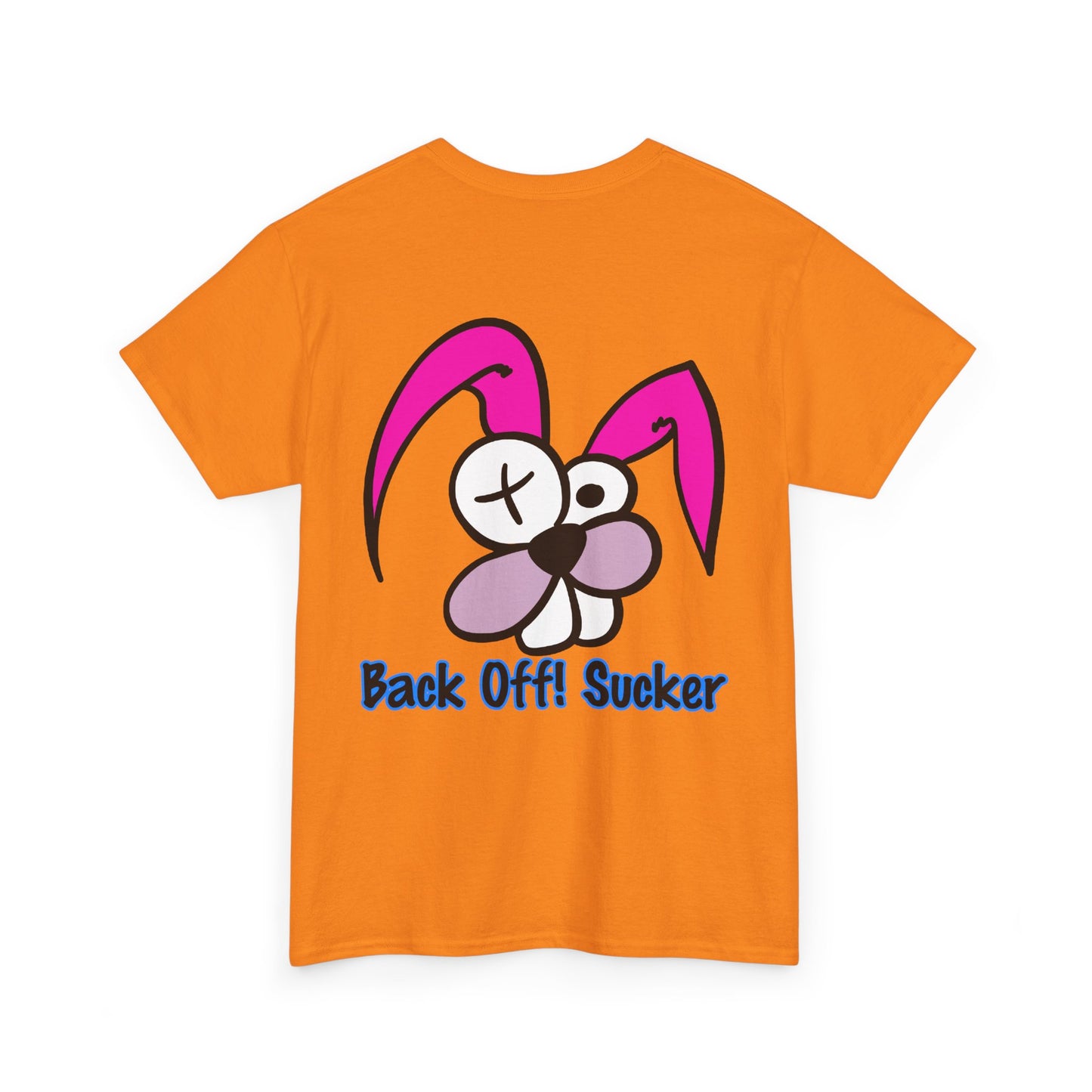 Back Off Sucker Bunny, Rad Moto Bunny, Heavy Cotton T-Shirt