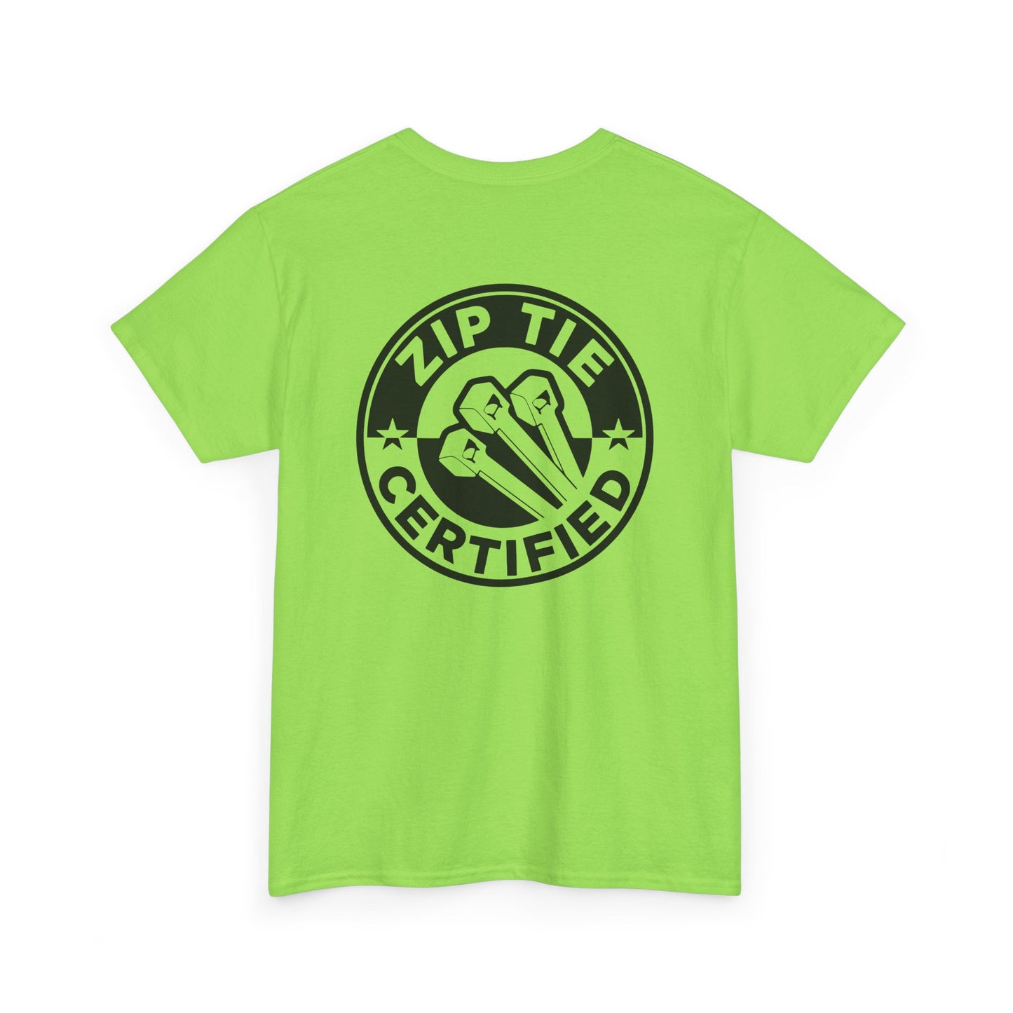 Zip Tie Certified, Rad Moto Bunny, Heavy Cotton T-Shirt