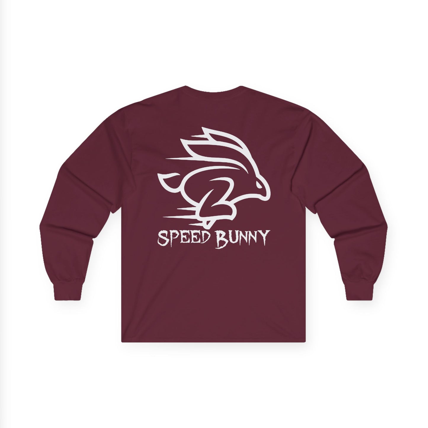 Speed Bunny, Rad Moto Bunny, Unisex Long Sleeve Tee - Bold Graphic T-Shirt for Motorcycle Enthusiasts