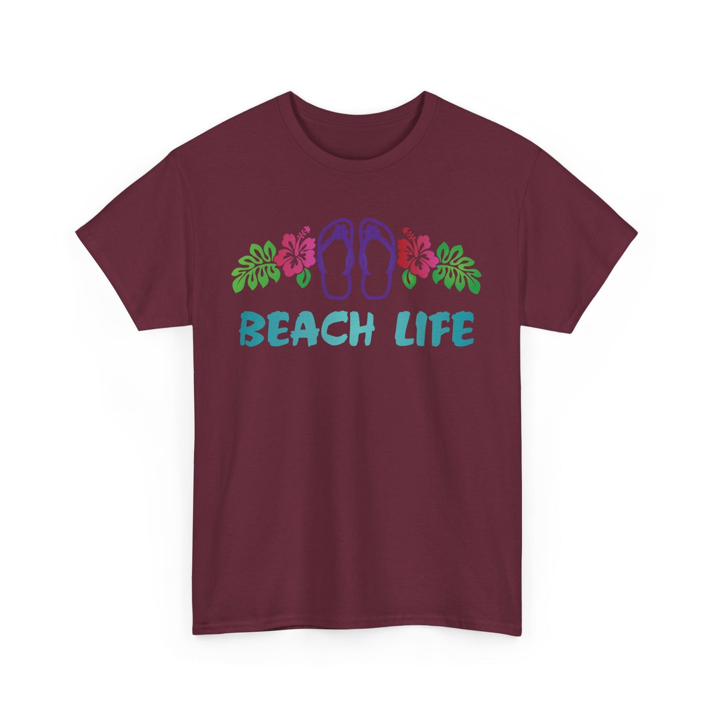 Beach Life. Heavy Cotton T-Shirt