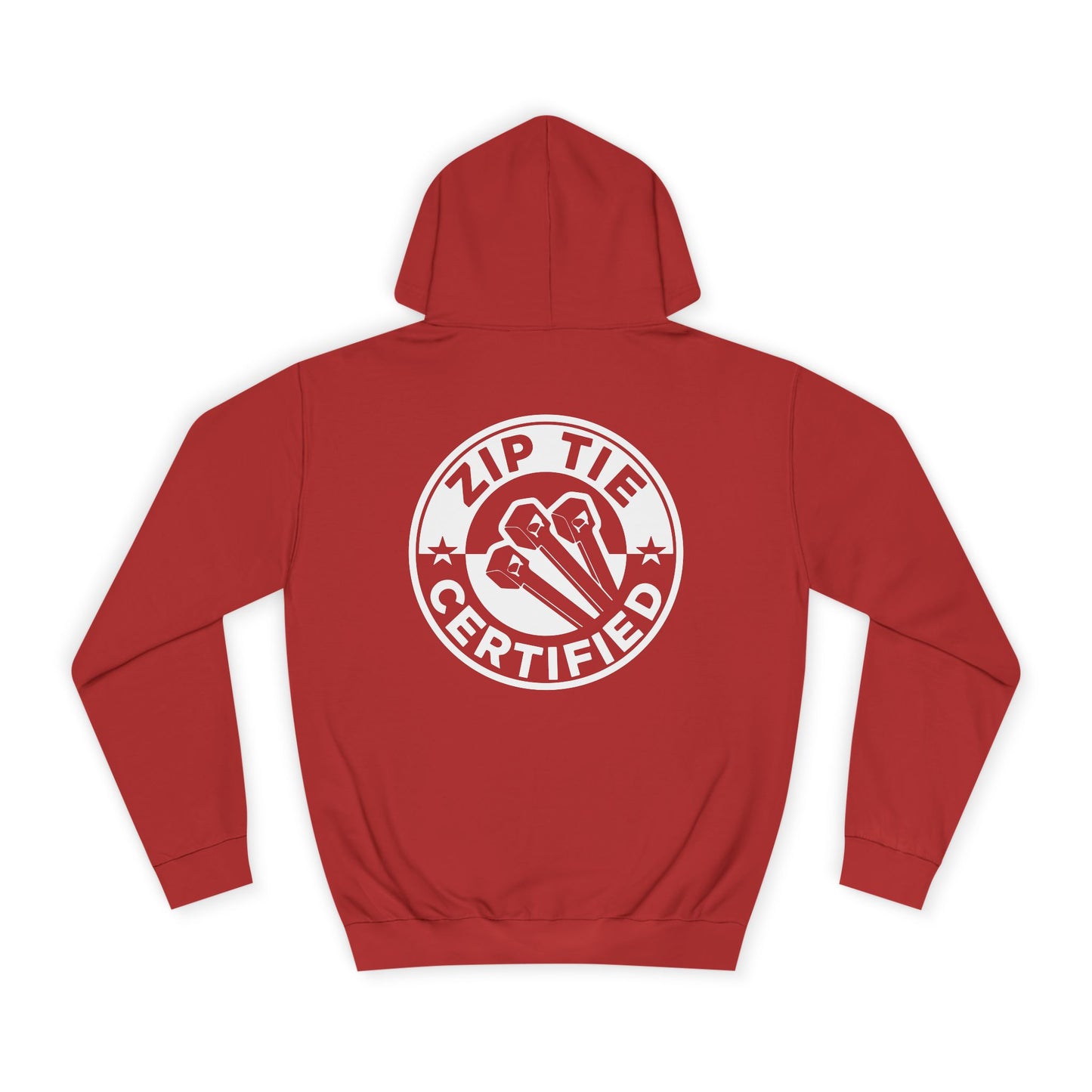 Zip Tie Certified, Rad Moto Bunny, Unisex Hoodie - Biker Style Sweatshirt for Motorcycle Enthusiasts