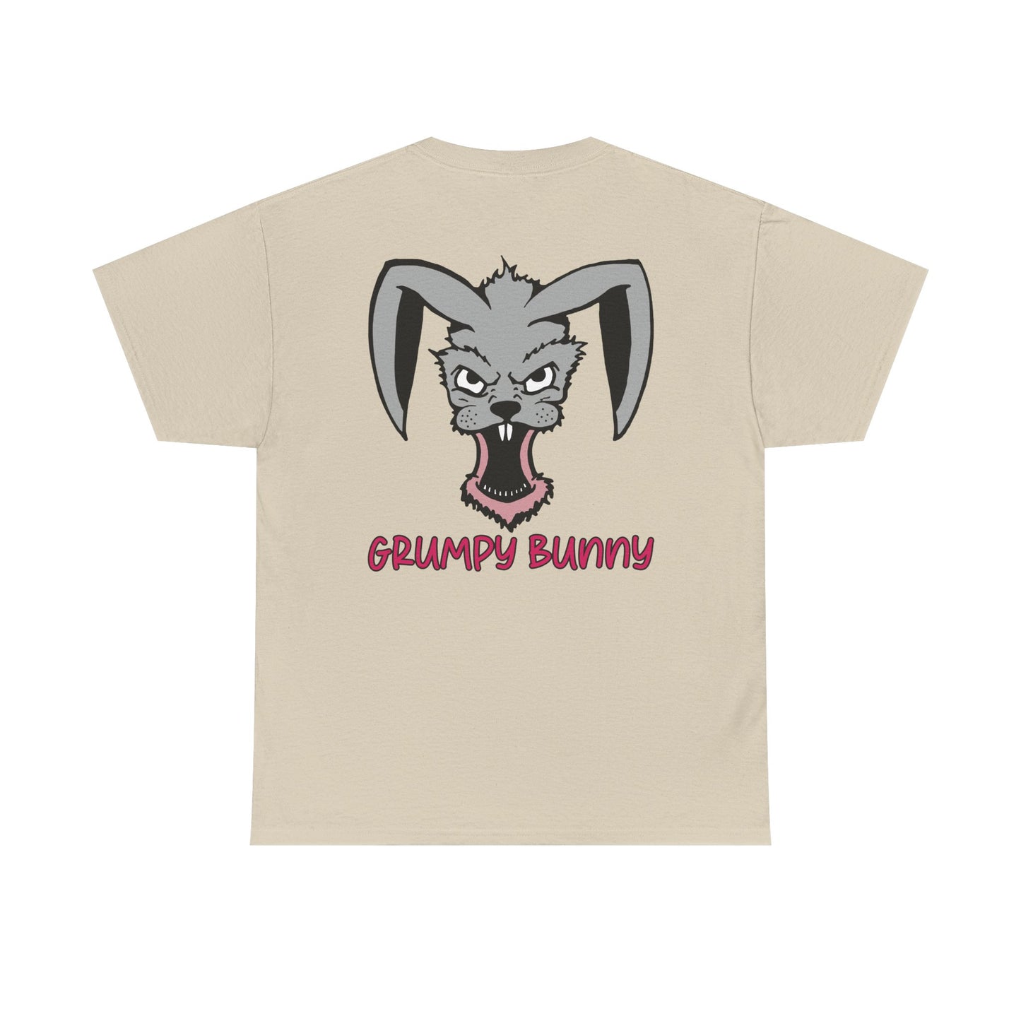 Grumpy Bunny, Rad Moto Bunny, Heavy Cotton T-Shirt