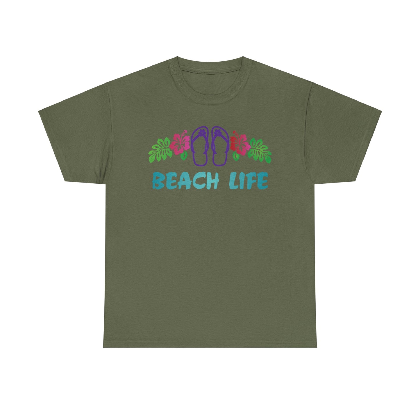 Beach Life. Heavy Cotton T-Shirt