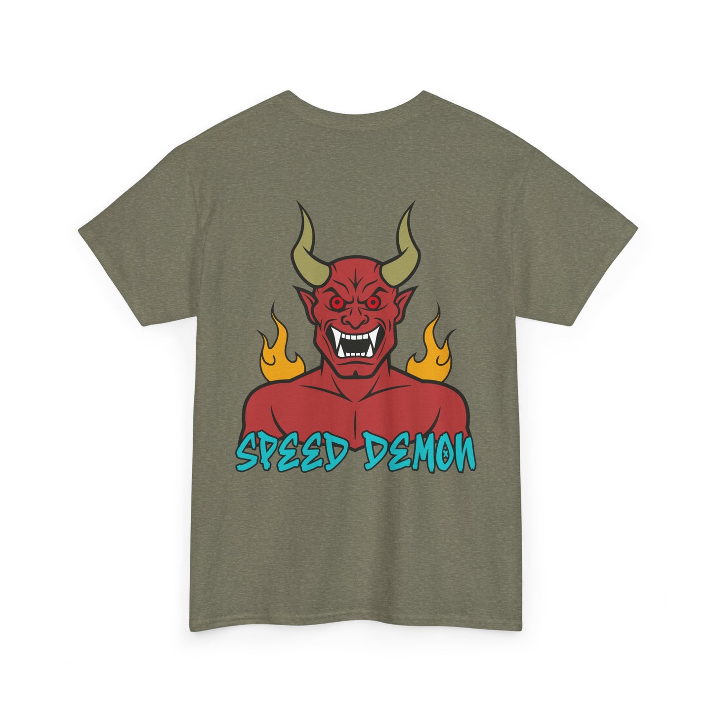 Speed Demon, Rad Moto Bunny, Heavy Cotton T-Shirt