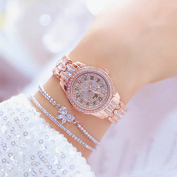 High-end full diamond watch