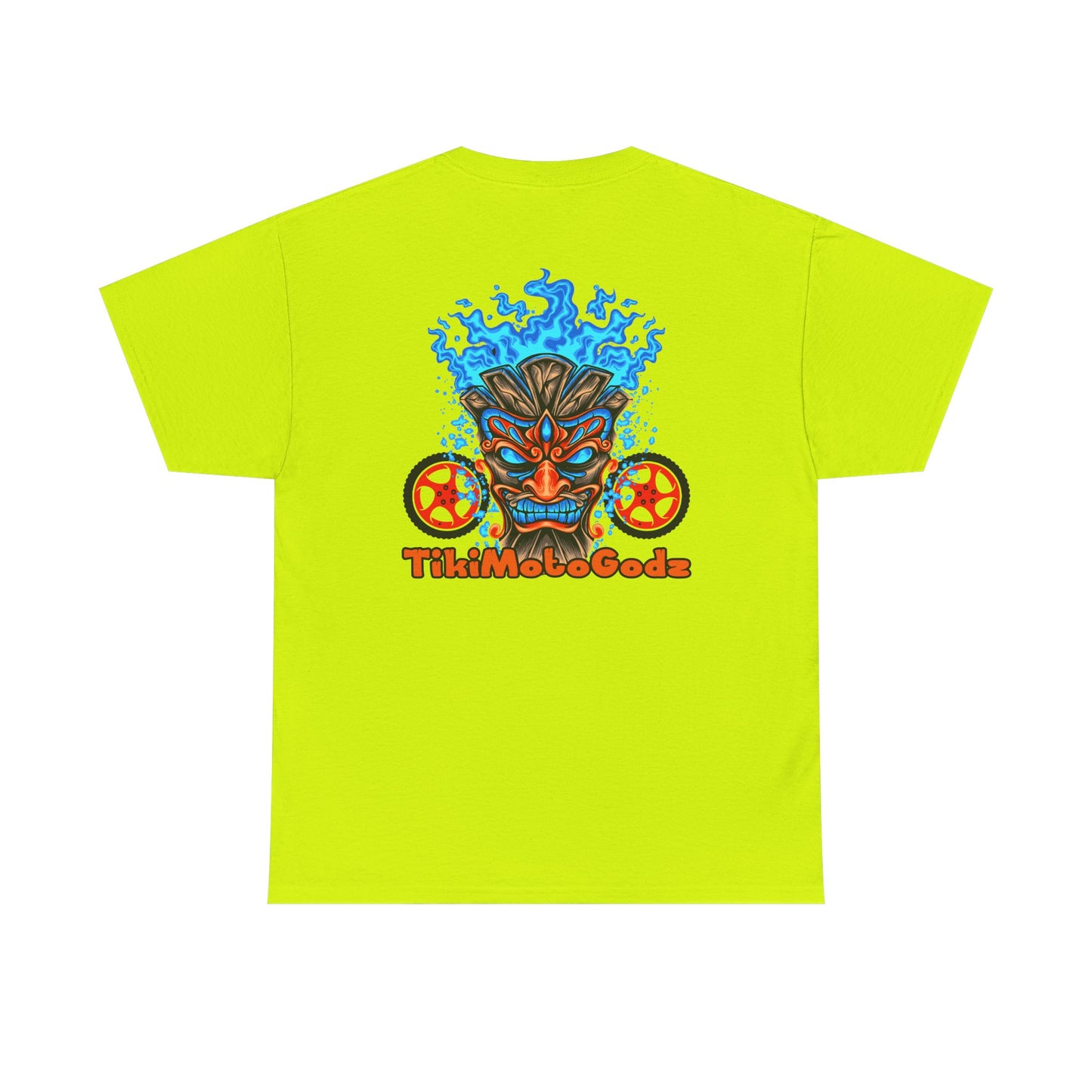 Tiki Moto Godz. Heavy Cotton T-Shirt