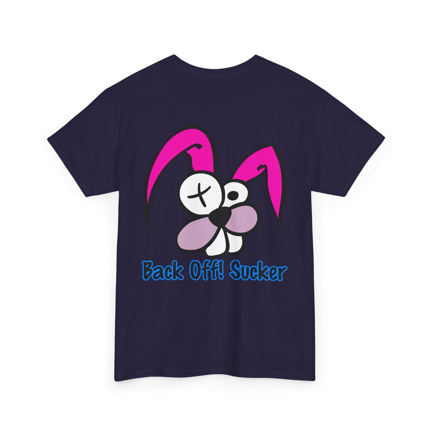 Back Off Sucker Bunny, Rad Moto Bunny, Heavy Cotton T-Shirt