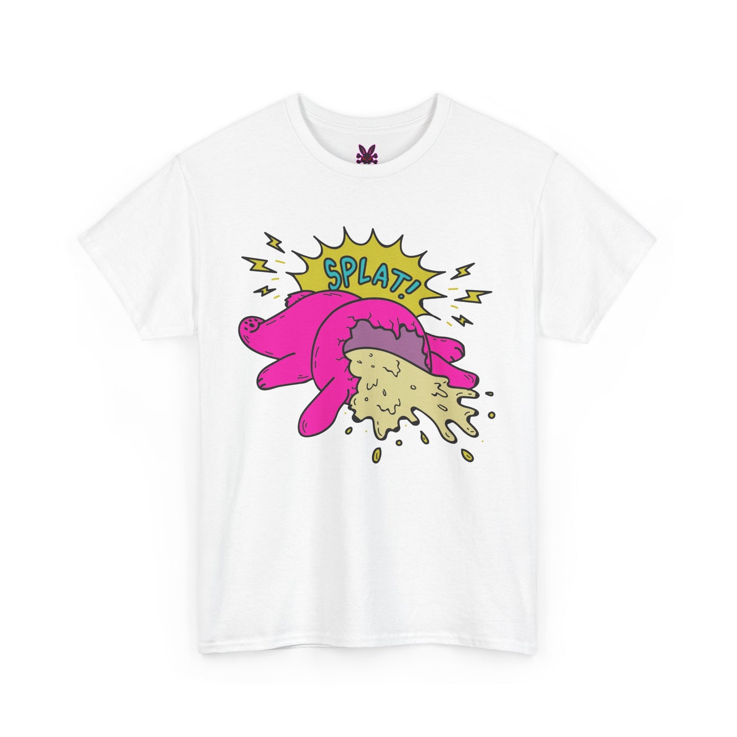 Splat Bunny, Rad Moto Bunny, Heavy Cotton T-Shirt