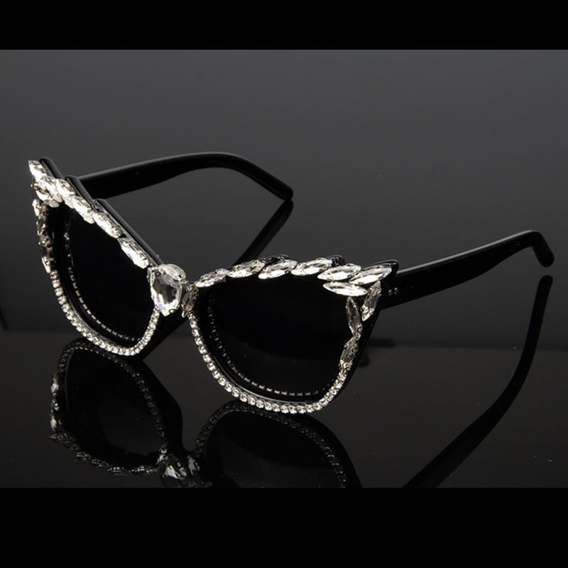 Rhinestone Cat eye Sunglasses