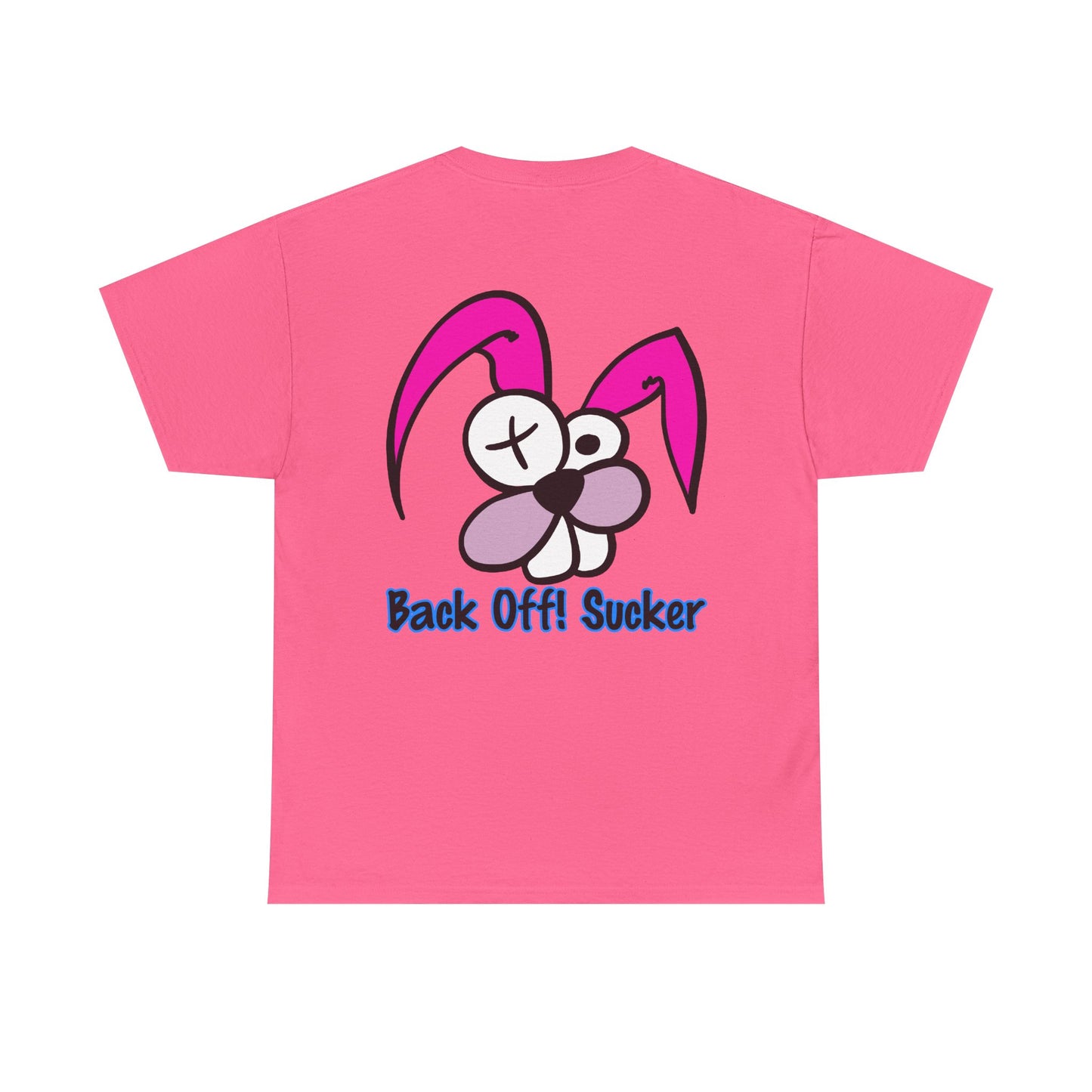 Back Off Sucker Bunny, Rad Moto Bunny, Heavy Cotton T-Shirt