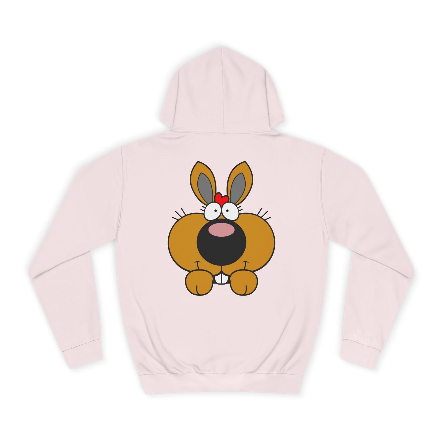 Love Bunny, Rad Moto Bunny, Unisex Hoodie - Biker Style Sweatshirt for Motorcycle Enthusiasts