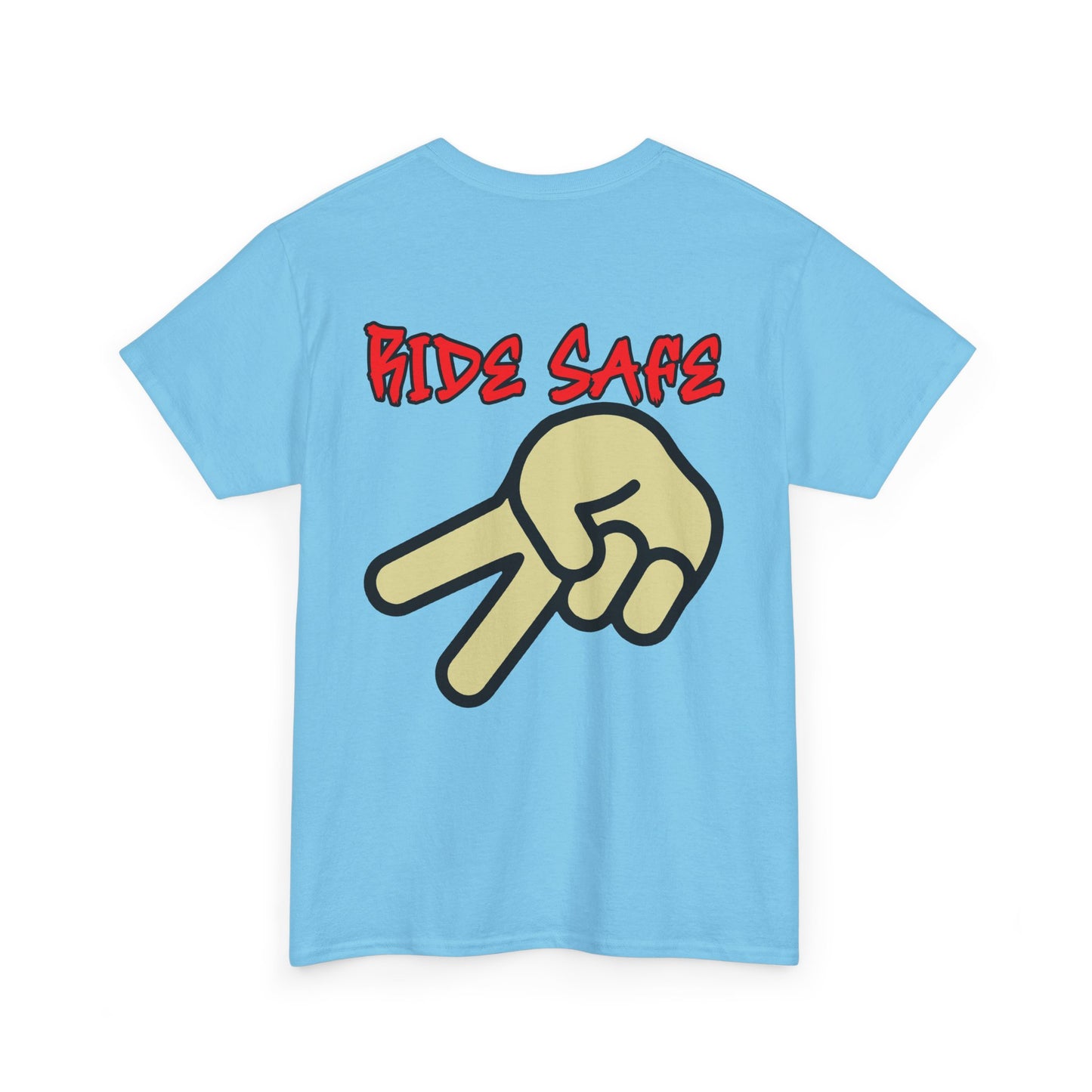 Ride Safe, Rad Moto Bunny, Heavy Cotton T-Shirt
