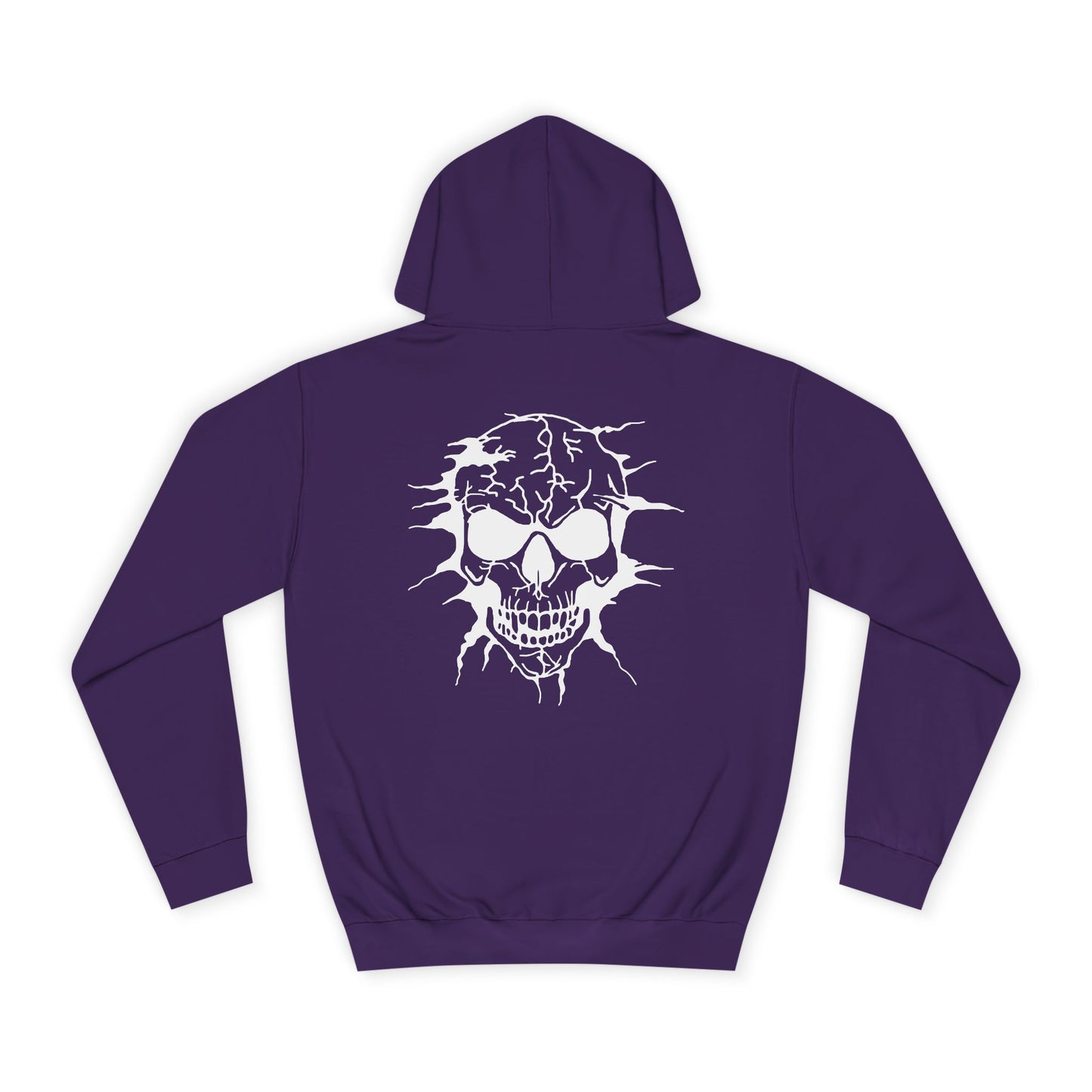 Breakout Skull, Rad Moto Bunny, Unisex Hoodie - Biker Style Sweatshirt for Motorcycle Enthusiasts