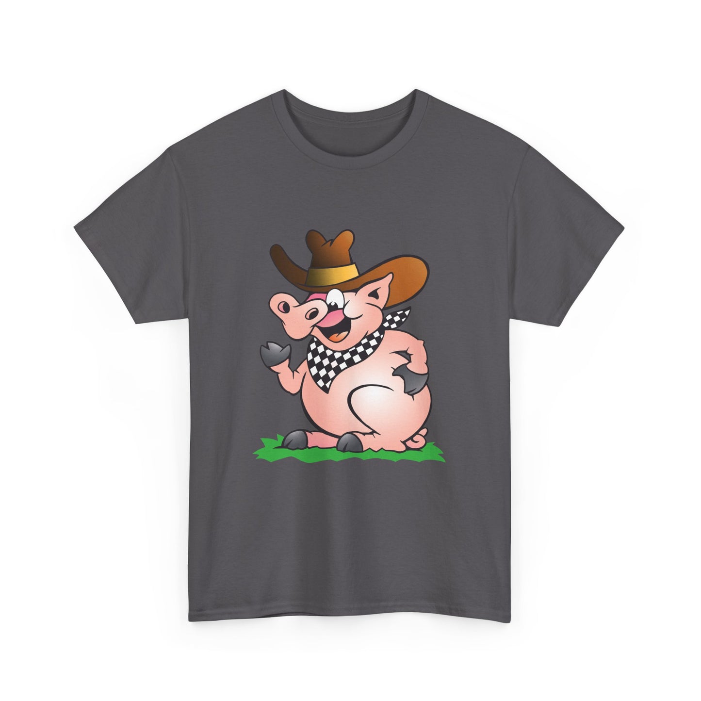 BBQ Pig. Heavy Cotton T-Shirt