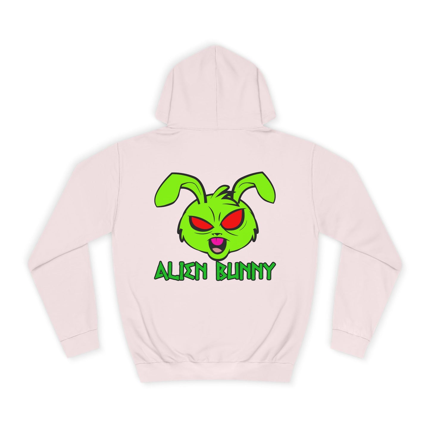 Alien Bunny, Rad Moto Bunny, Unisex Hoodie - Biker Style Sweatshirt for Motorcycle Enthusiasts