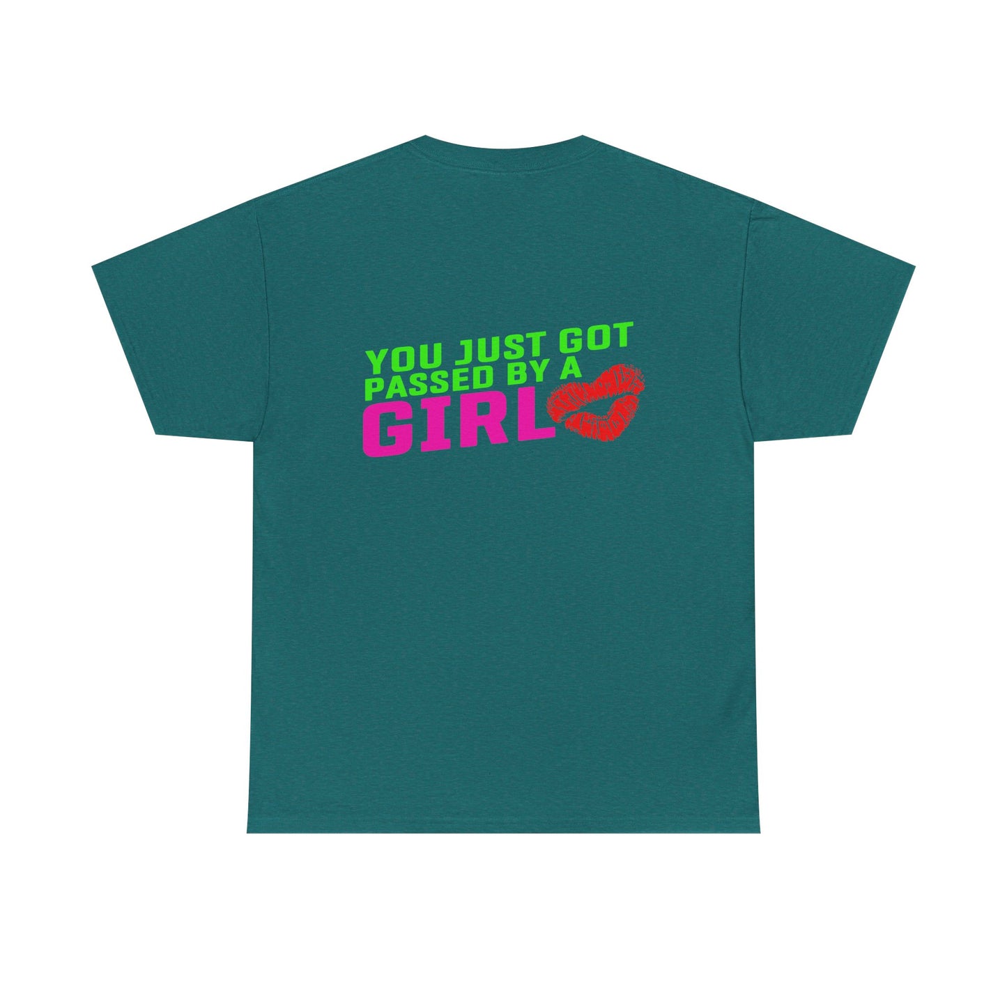 You just got passed by a Girl, Rad Moto Bunny, Heavy Cotton T-Shirt