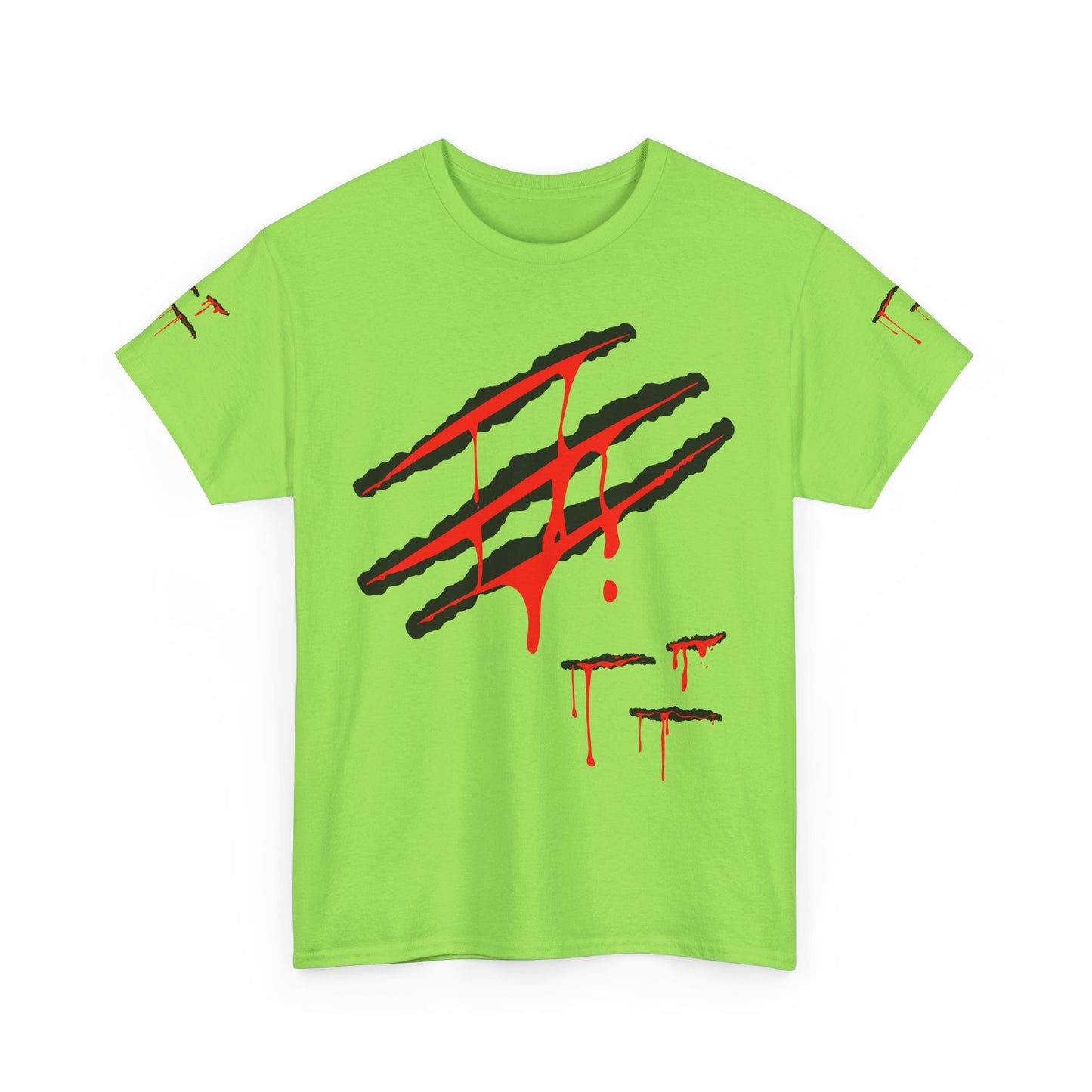 Bloody Scratches. Heavy Cotton T-Shirt