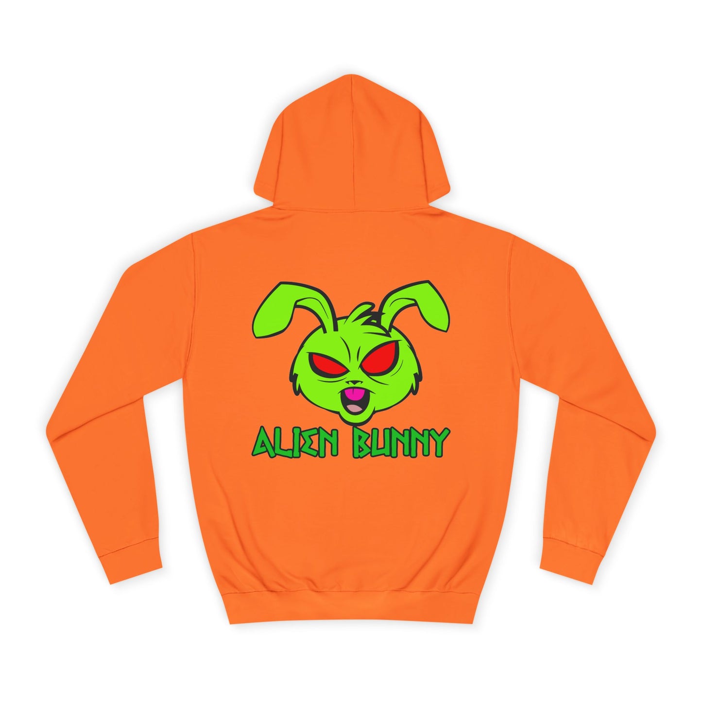 Alien Bunny, Rad Moto Bunny, Unisex Hoodie - Biker Style Sweatshirt for Motorcycle Enthusiasts