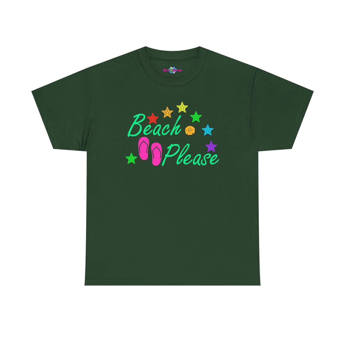Beach Please. Heavy Cotton T-Shirt