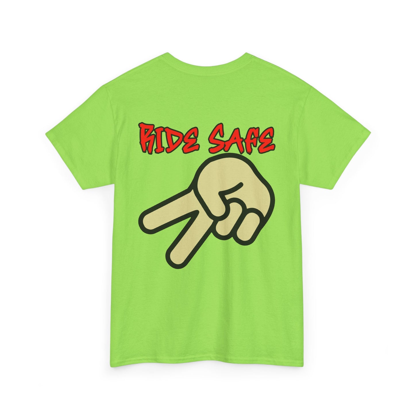 Ride Safe, Rad Moto Bunny, Heavy Cotton T-Shirt