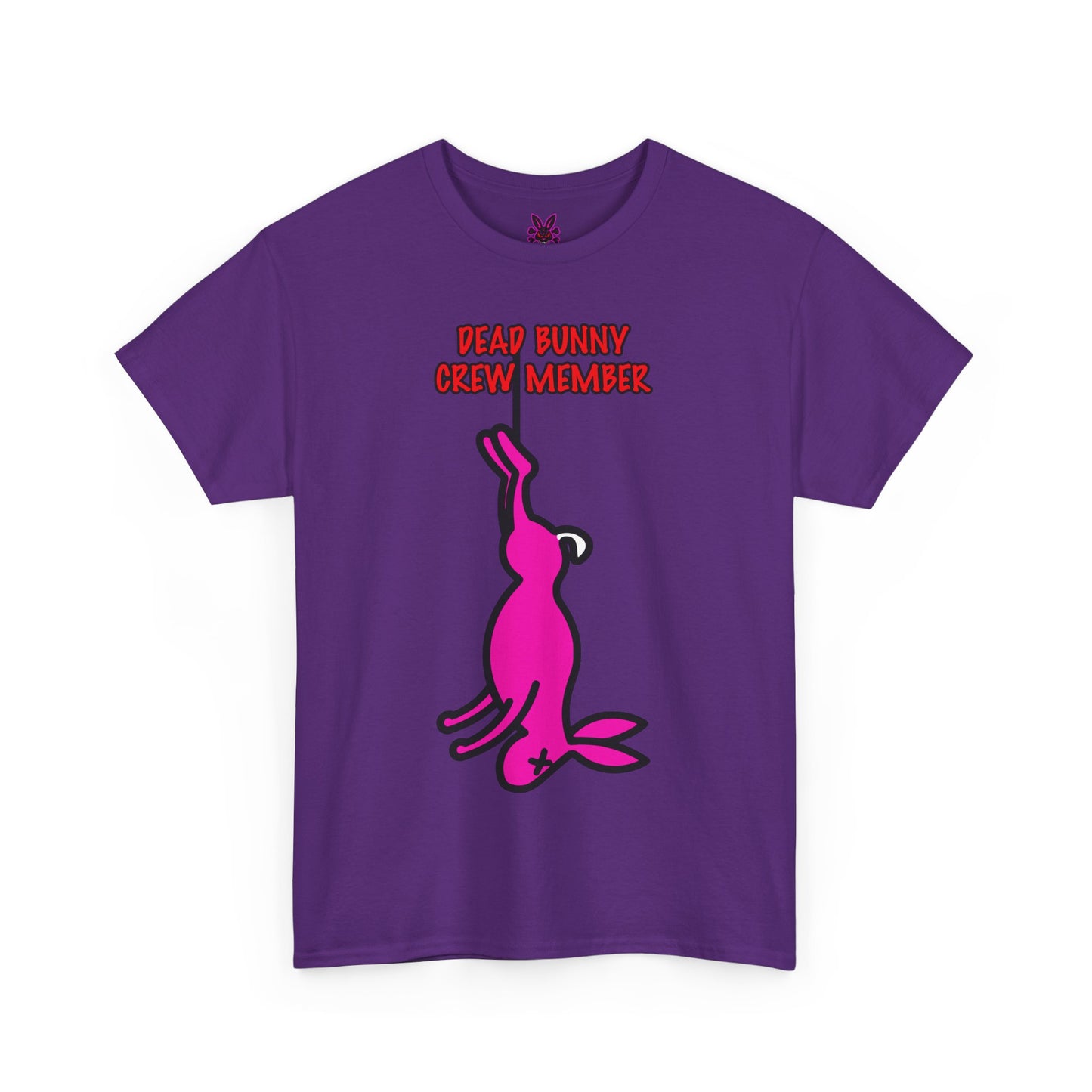 Dead Bunny Crew Member. Rad Moto Bunny, Heavy Cotton T-Shirt