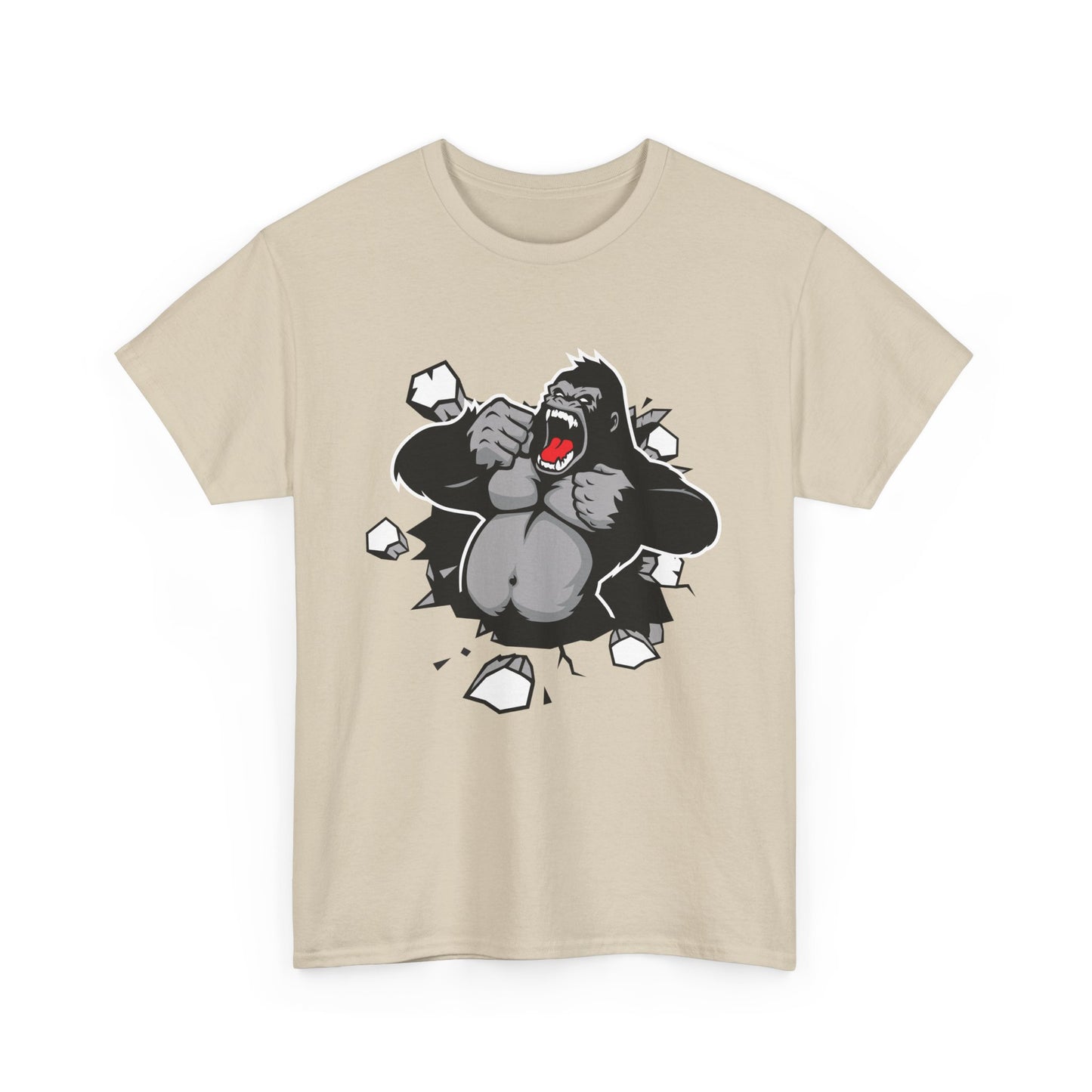 Bustin Out Gorilla. Heavy Cotton T-Shirt