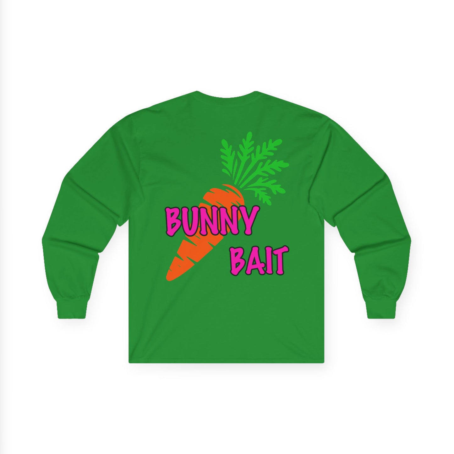 Bunny Bait, Rad Moto Bunny, Unisex Long Sleeve Tee - Bold Graphic T-Shirt for Motorcycle Enthusiasts