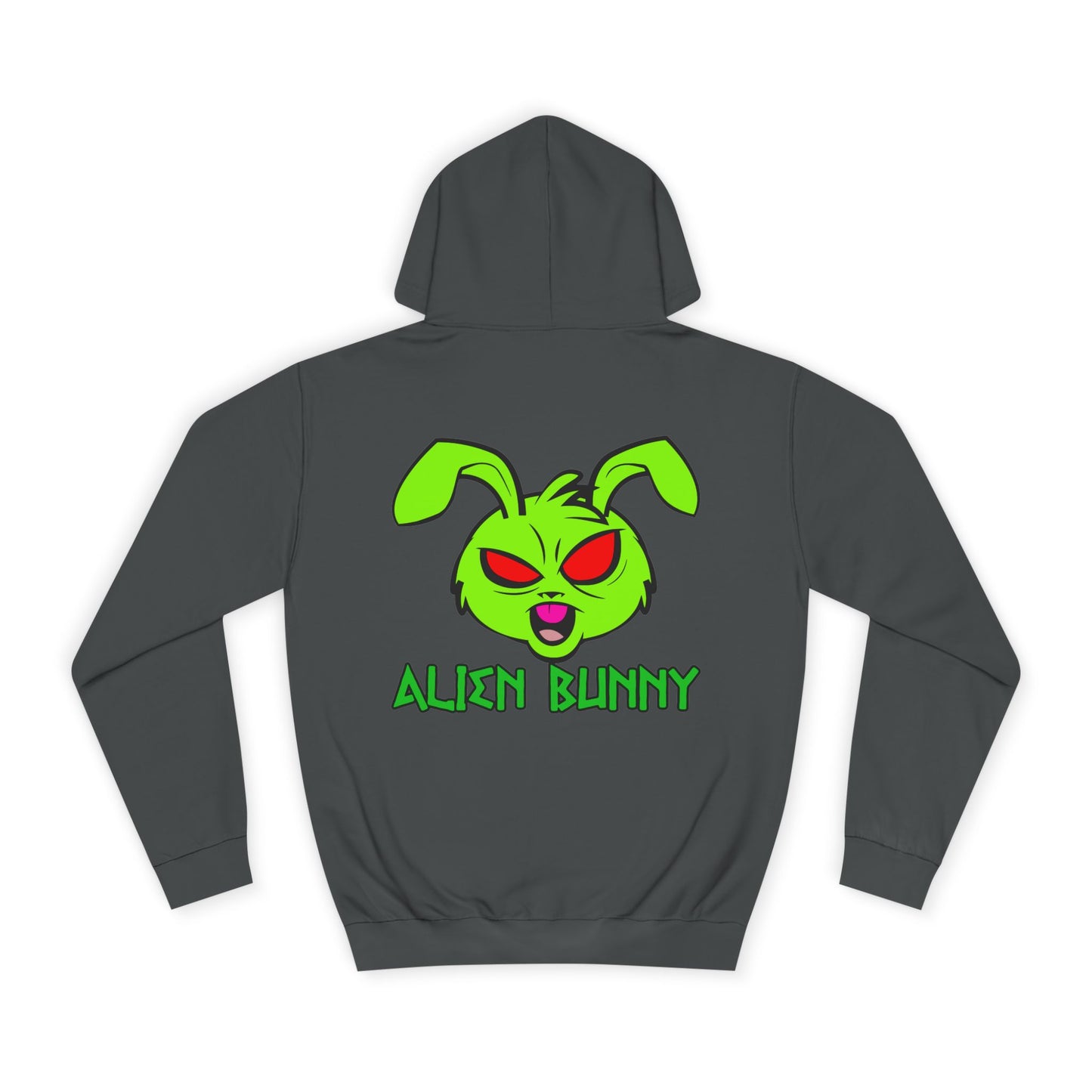 Alien Bunny, Rad Moto Bunny, Unisex Hoodie - Biker Style Sweatshirt for Motorcycle Enthusiasts