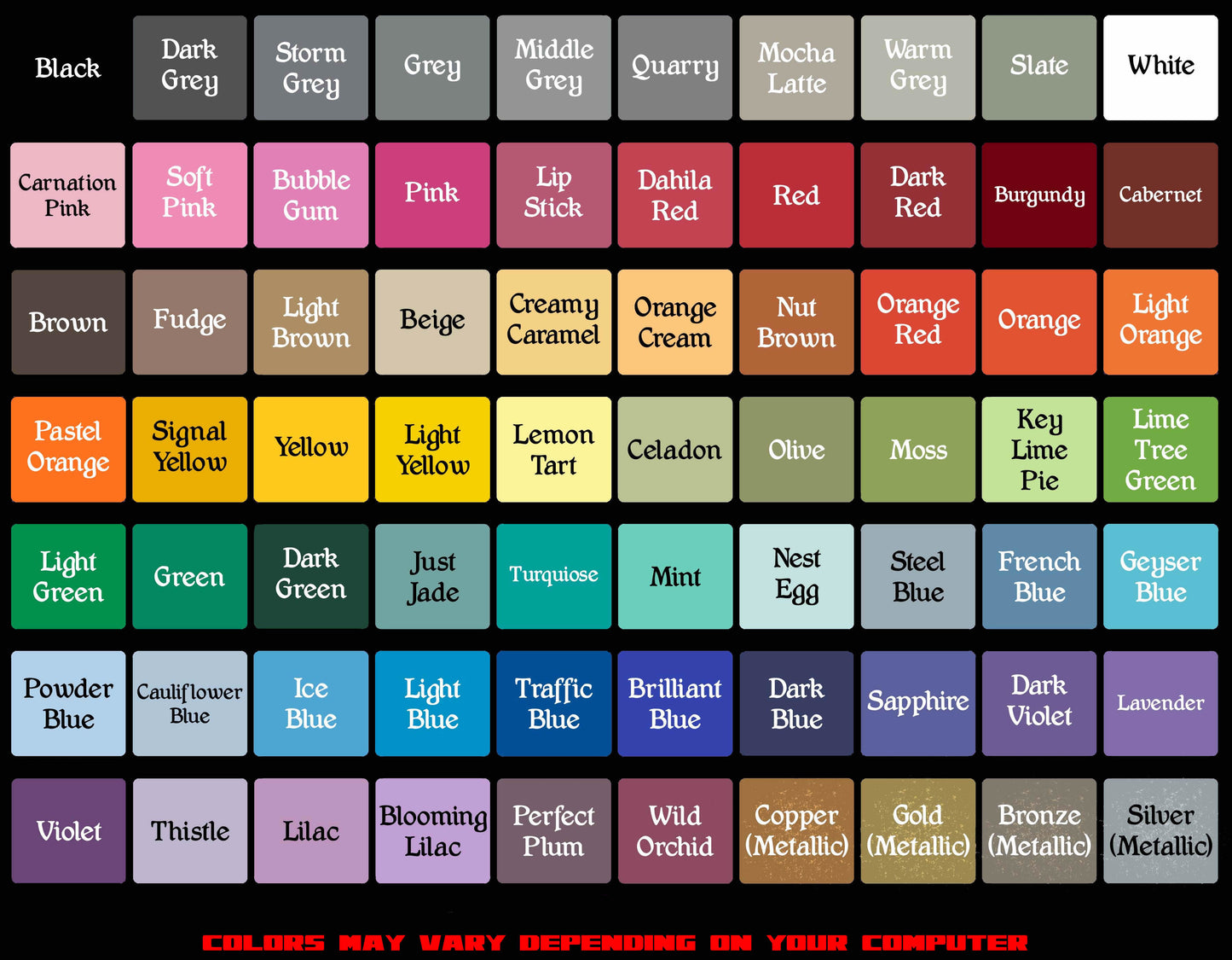 Healing Crystals Vinyl Decal