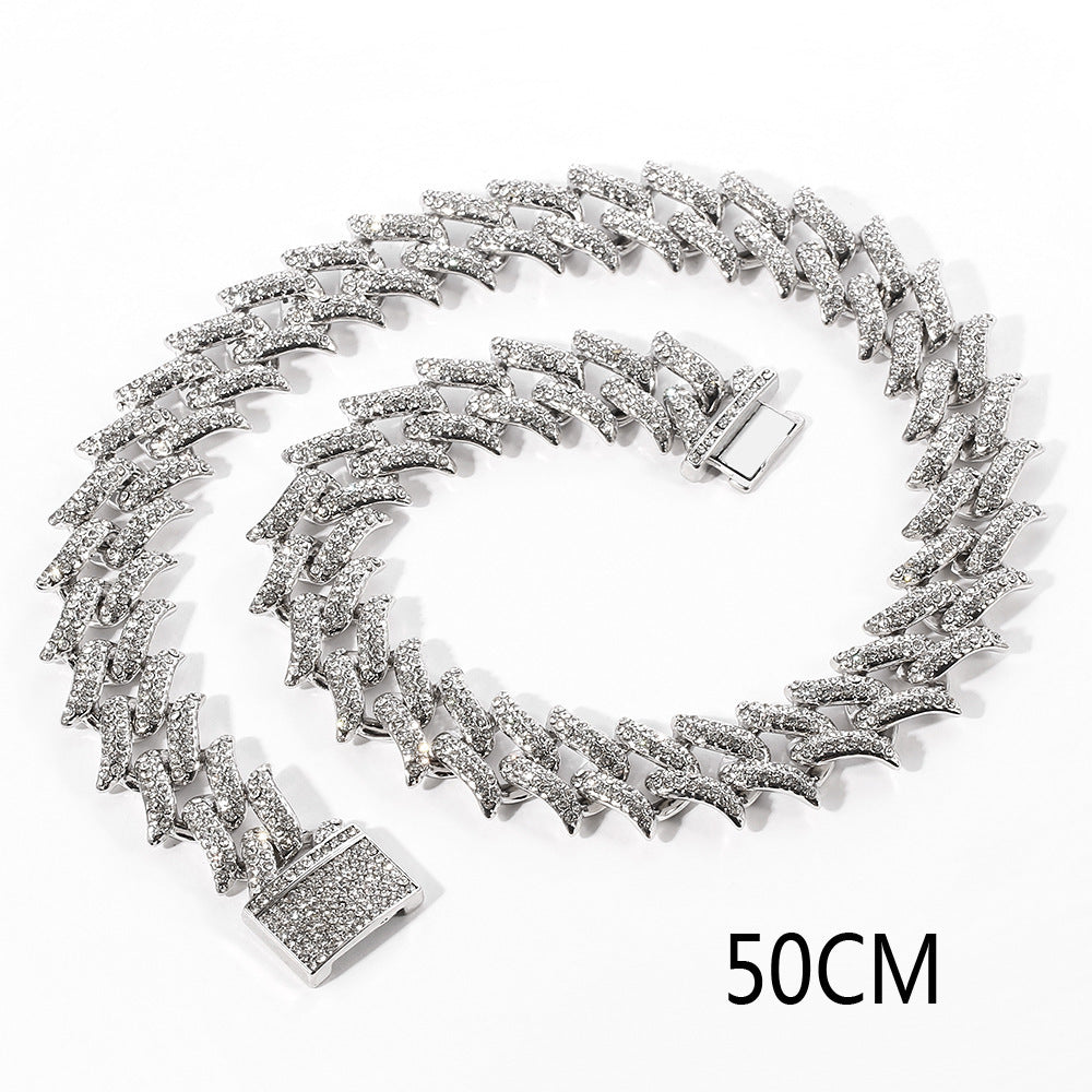 Rhombus Telescopic Chain Necklace