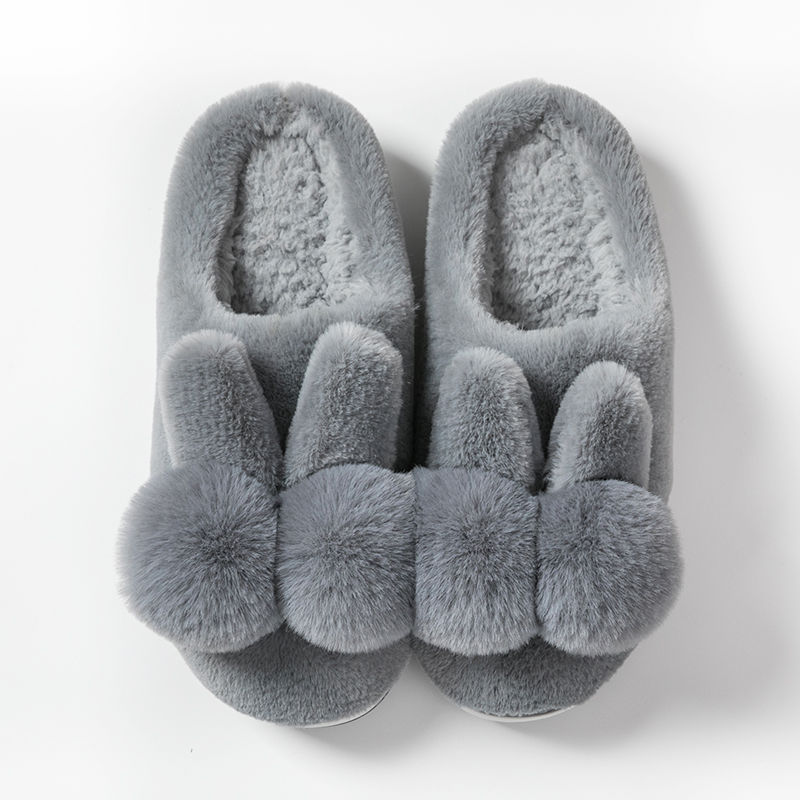 Fluffy Bunny Slippers