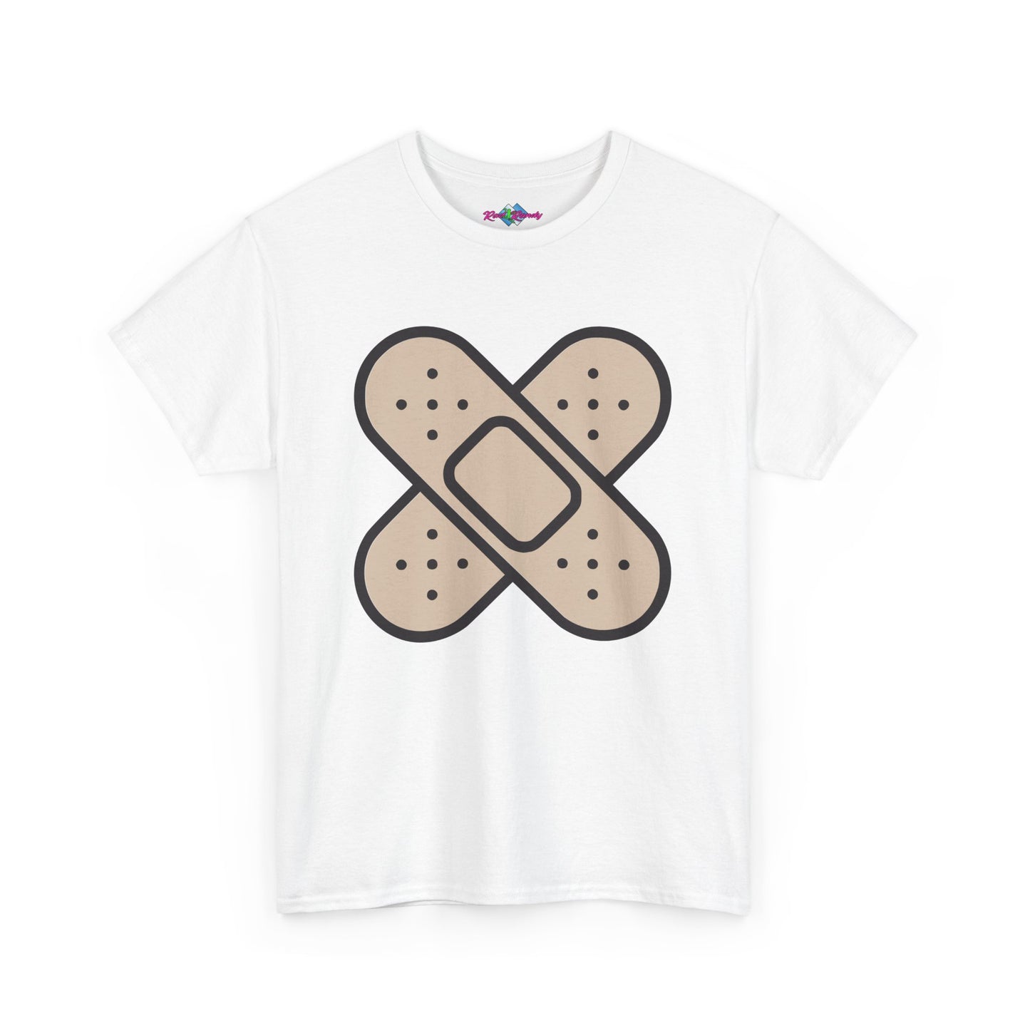 Band Aids. Heavy Cotton T-Shirt