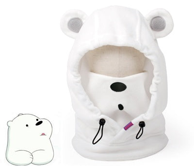 Animal Head Cover Adjustable Hood
