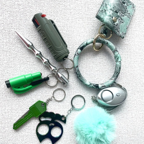 Green Snake Keychain Suit