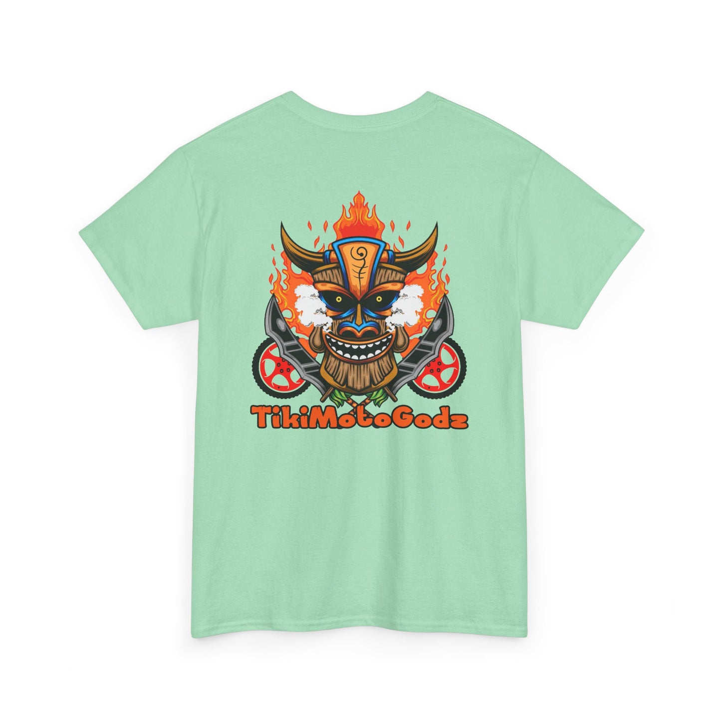 Tiki Moto Godz. Heavy Cotton T-Shirt