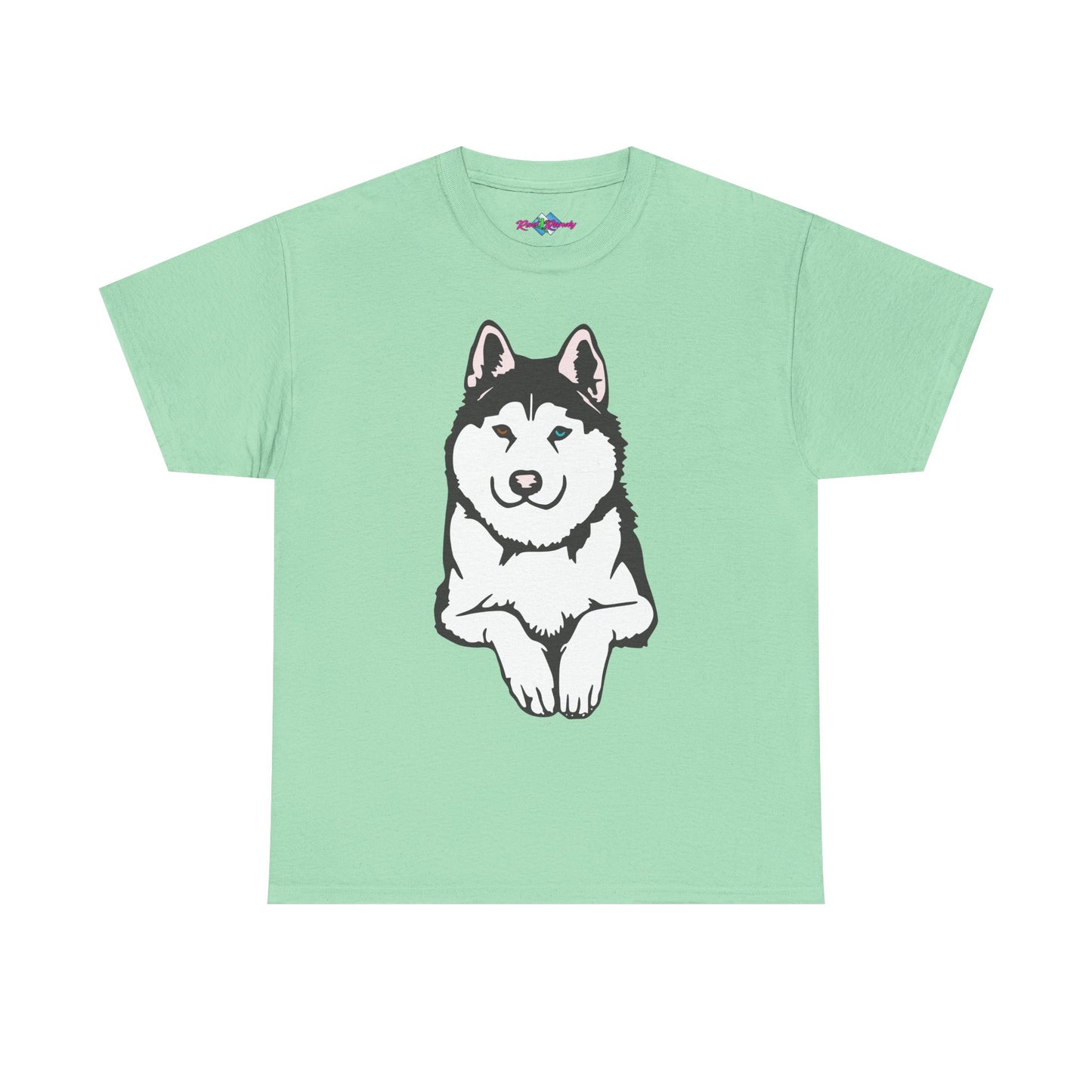 Casual Husky. Heavy Cotton T-Shirt