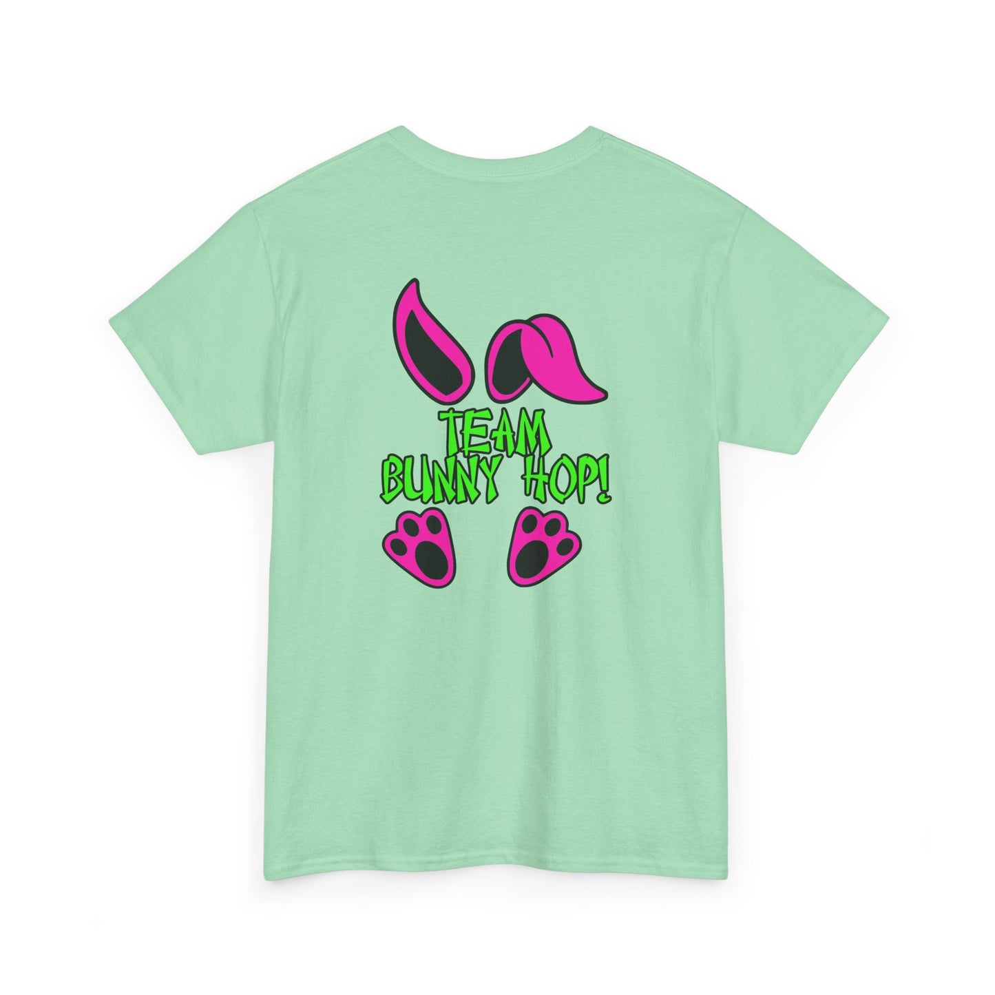 Team Bunny Hop, Rad Moto Bunny, Heavy Cotton T-Shirt