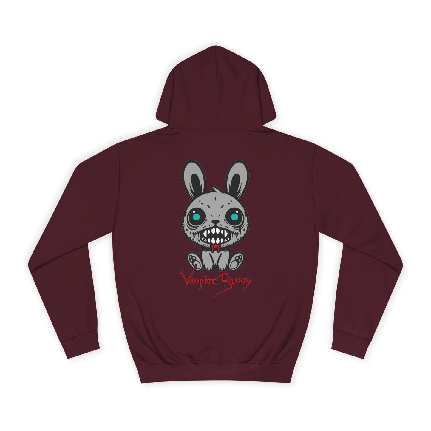 Vampire Bunny, Rad Moto Bunny, Unisex Hoodie - Biker Style Sweatshirt for Motorcycle Enthusiasts