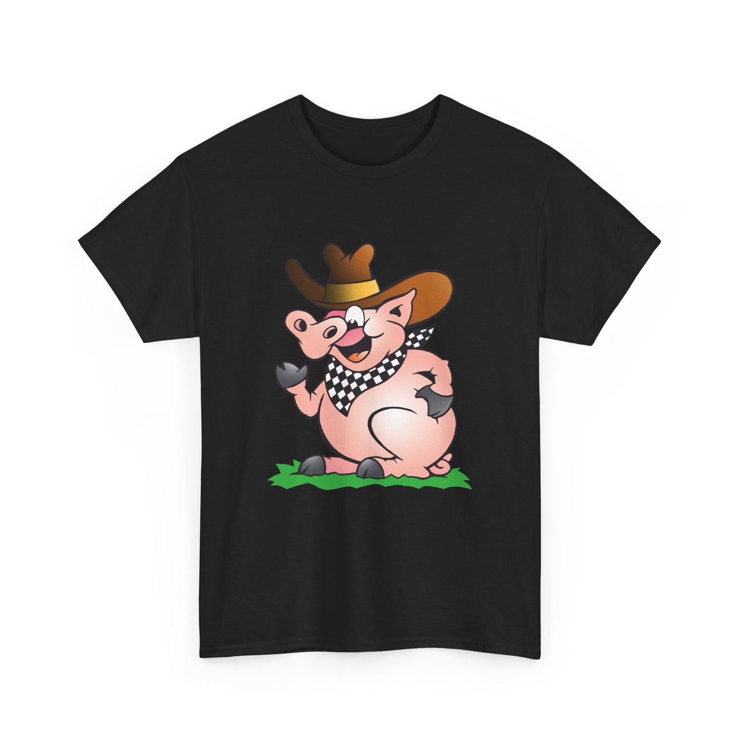 BBQ Pig. Heavy Cotton T-Shirt