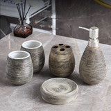 Brushed Ceramic Bathroom set