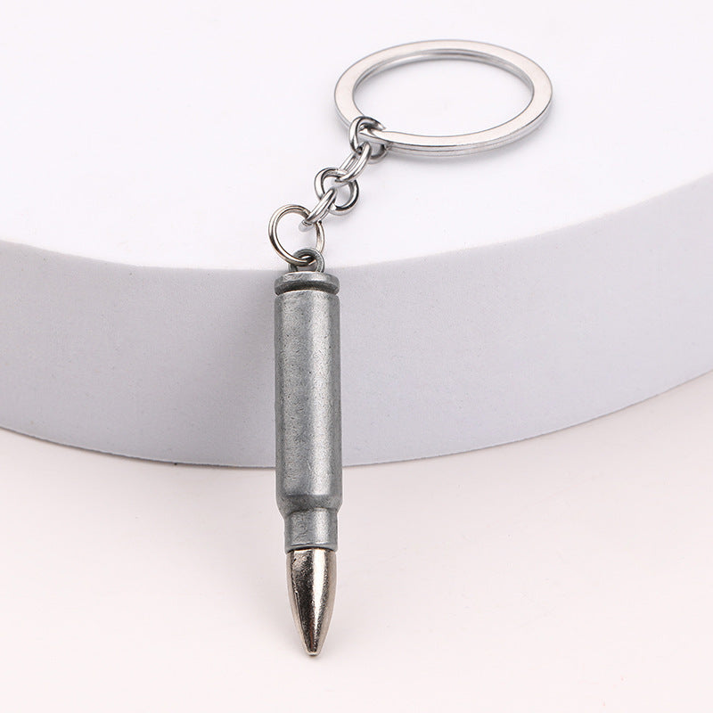 Metal Bullet Keychain