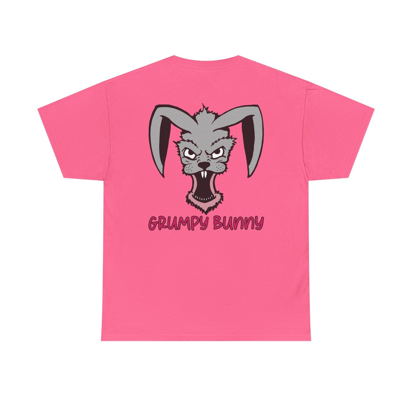 Grumpy Bunny, Rad Moto Bunny, Heavy Cotton T-Shirt