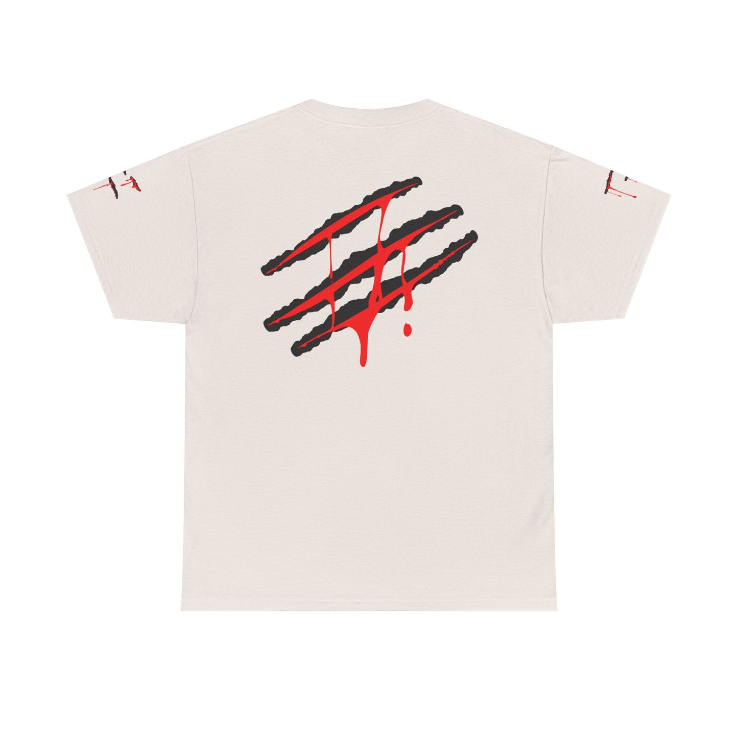 Bloody Scratches. Heavy Cotton T-Shirt