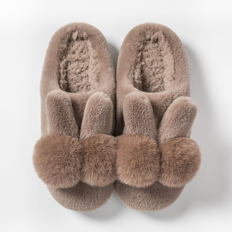 Fluffy Bunny Slippers